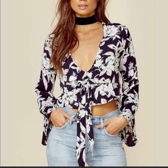 Flynn Skye floral blouse - Picture 1 of 3